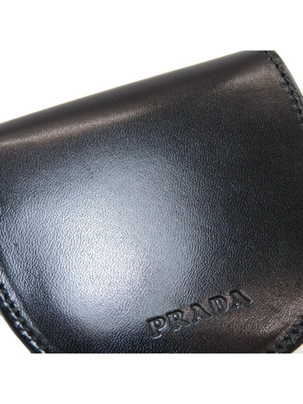Prada Logo Coin Case Calf